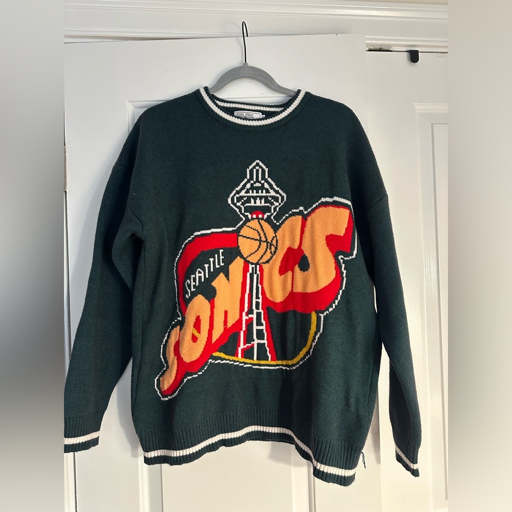 Seattle Supersonics NBA Christmas Sweater - Adam Freak